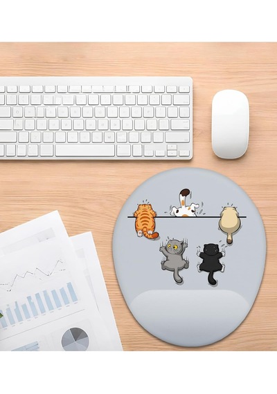 Yaramaz Kediler Bilek Destekli Mouse Pad