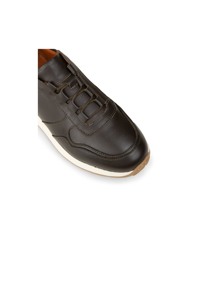 Deery Erkek Haki Hakiki Deri Sneaker Ayakkabı - E8210mhake01 Haki