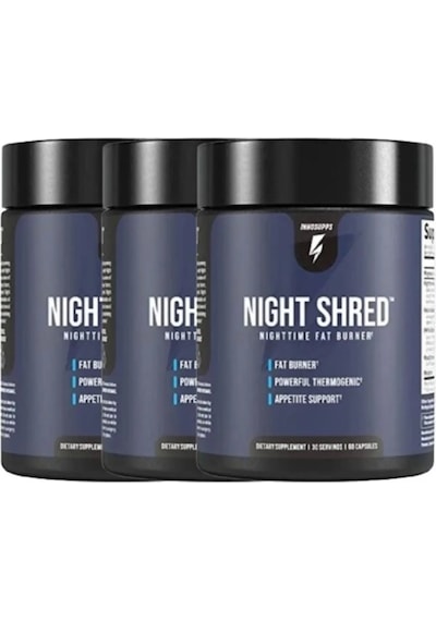 Süper Innosupps Night Shred 3 Adet Adet Nighttime Fatburner Tvıpof-92-4:0395 60 Caps
