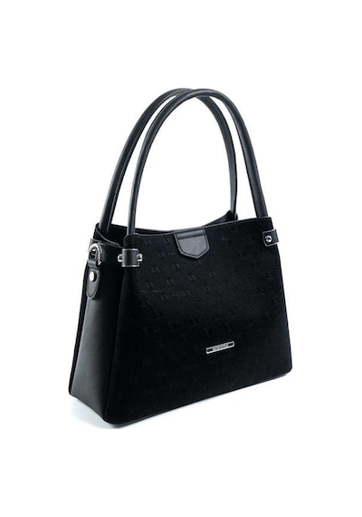Silver Polo Sp1254 Kadın El Çantası Fashion Siyah-siyah