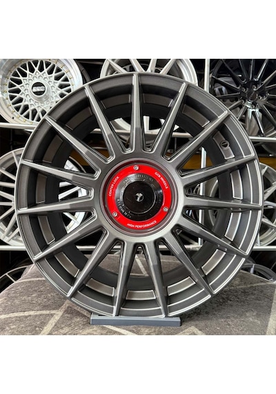 17 İnç 5x100 Oz Olympus Polo Egea İbiza Uyumlu Gun Metal 4 Adet