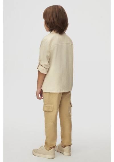 Xo Kids Erkek Çocuk Gömlek 4-8 Yaş 48523 Krem