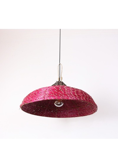 Mendong Berry Aydınlatma 60x27 Cm Pembe
