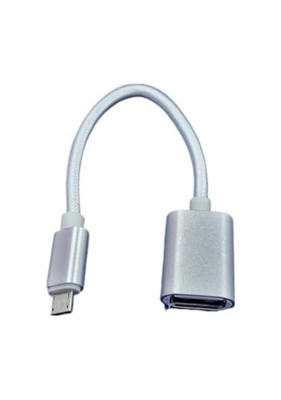 Usb To Micro Usb Cep Telefonu Otg Çevirici Usb Girişi Micro Usb Ye Dönüştürücü Kablo Cable To Micro Otg Usb Tak Çalıştır Hasır