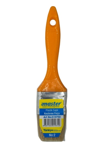 Master 510702 Plastik Saplı Kestirme Fırça No:2