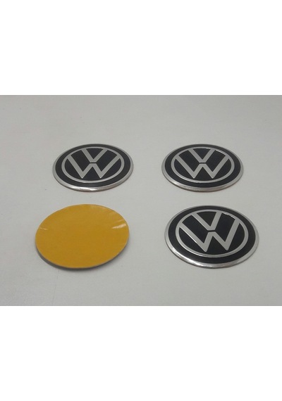Volkswagen Bombeli Jant Göbeği Etiketi 65Mm Çap