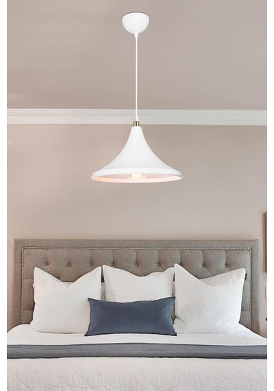 Ag Lightdesign Beyaz Sarkıt Avize Yatak Odası Salon Mutfak Koridor Lamba 17 Agnm14 Sku: Smg8690010192509 Açık Gri