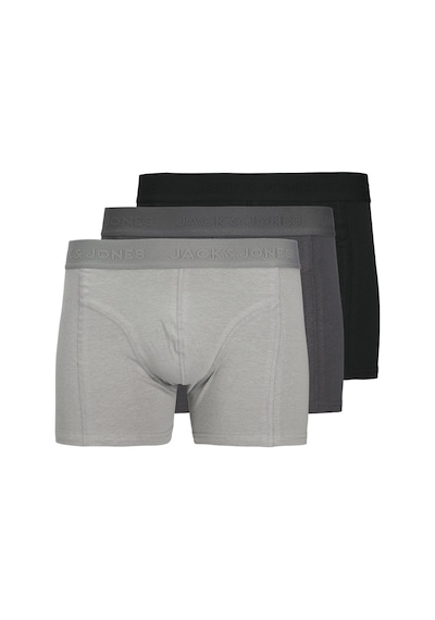 Jack & Jones Jacordinary Trunks 3 Pack Erkek Boxer 12275575 Siyah