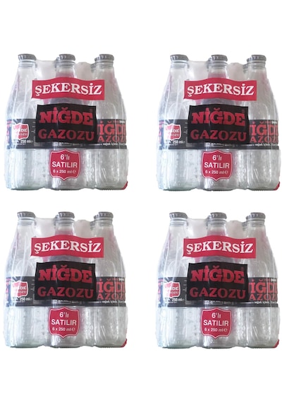 Niğde Gazozu Şekersiz 250 Ml X 24 Adet