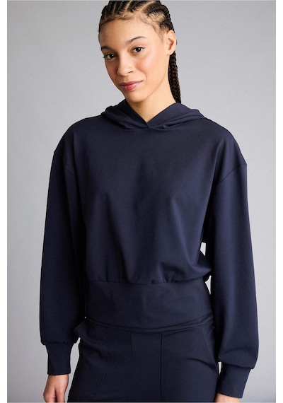 Defacto Kapüşonlu Sporcu Sweatshirt G5664ax25wnnv243 Lacivert-nv243