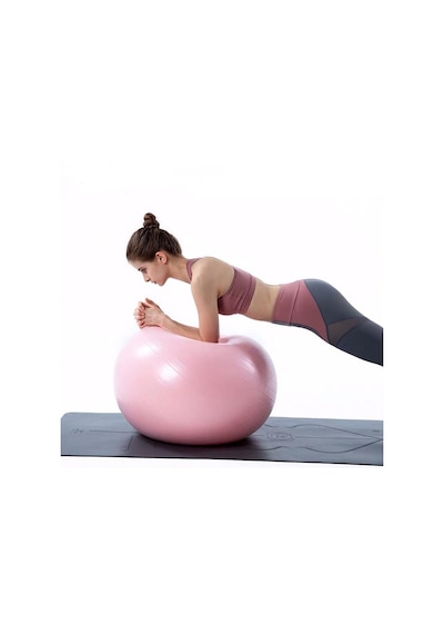 Büyük Boy Pilates Topu 65 CM Plates Topu + Pompa Fuşya