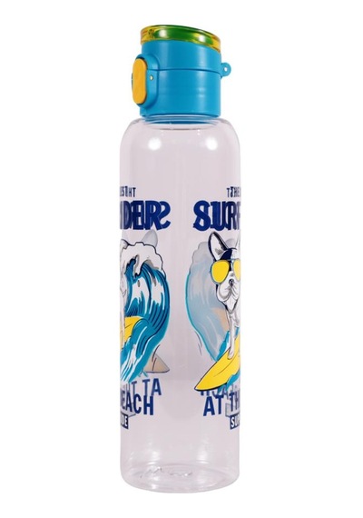 Herevin 161407-840 Askılı Desenli Su Şişesi 750 Ml Turkuaz