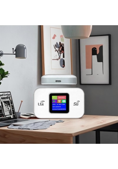 Taşınabilir Modem 5g/4g Lte 300mbps 10 Cihaz Destekli Mobil Router