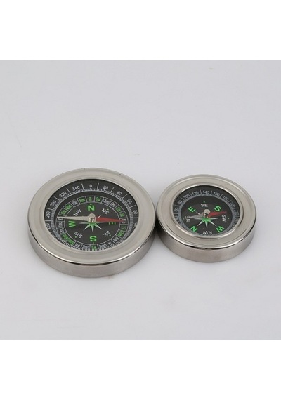 Yuvarlak Metal Kasa Dayanıklı  Pusula 80mm Çok Renkli