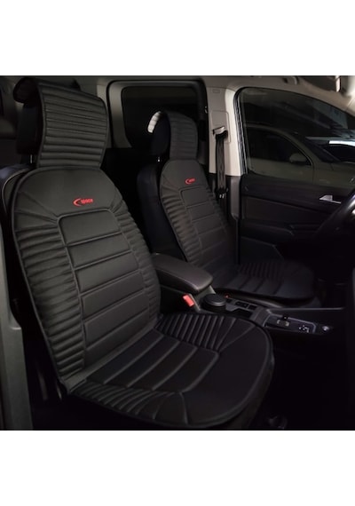Volkswagen Crafter İle Uyumlu Lüks Oto Koltuk Minderi Ortopedik 2 Li Set Siyah