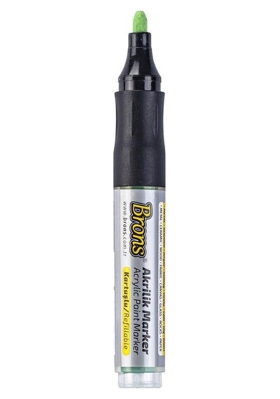 Akrilik Marker 4 Mm Yuvarlak Uç Yeşil