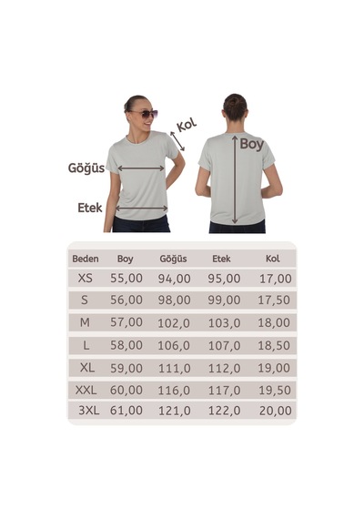 Viskon Dökümlü Tişört-gri-gri Gri