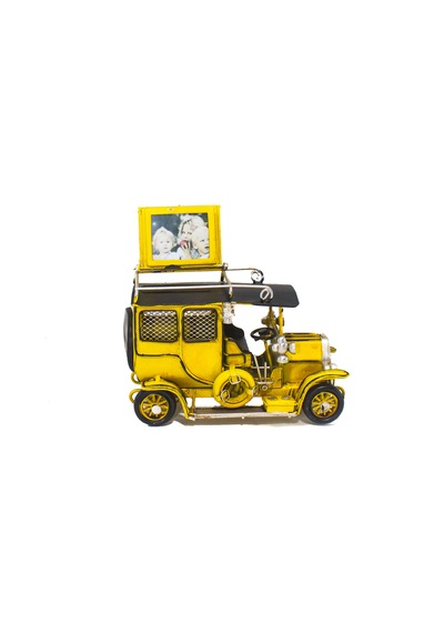 Klasik Metal Araba Nostaljik Çerçeveli Kumbara Model