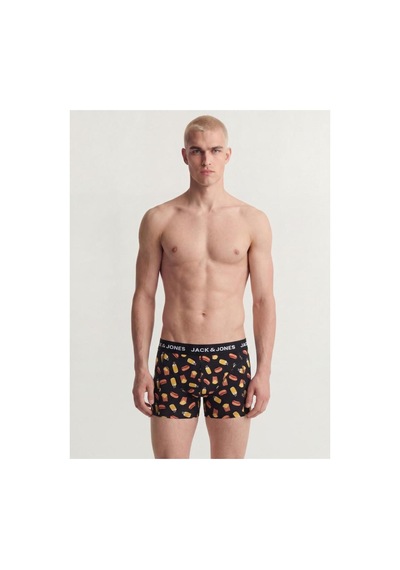 Jack & Jones Jack Jones Kevın 3 Lü Paket Erkek Boxer 12301248 Siyah