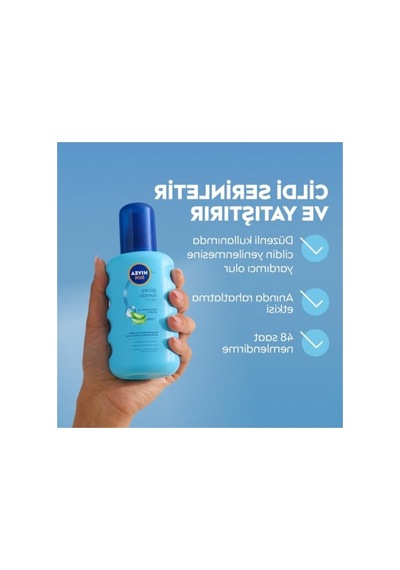 Ferahlama Sağlayan Güneş Sonrası Vücut Spreyi, 200ml Aloe Vera İçerikli