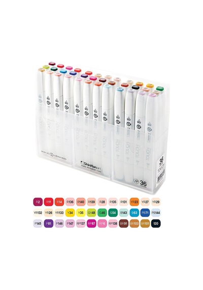 Touch Twin Brush Marker 36Lı Set