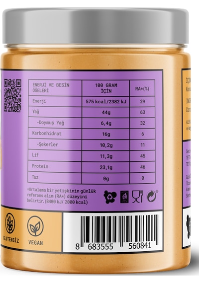 Fropie Yer Fıstığı Ezmesi - Lukuma Meyveli 315 G
