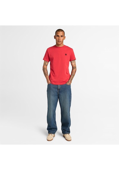 Timberland Dunstan River Short Sleeve Tee Erkek T-shirt-33633 Kırmızı