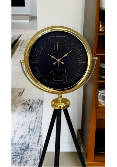 Büro Ev Ofis Hediyesi İçin Golden Stil Üç Ayaklı Dekoratif Saat Diğer