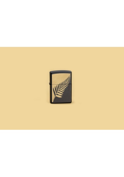Zippo Palm Leaf - Palmiye Yaprağı Dizayn Çakmak Siyah