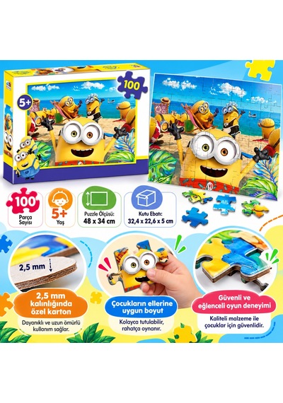 S'82 Mo 714 100 Parça Lisanslı Puzzle Bzs82 Standart