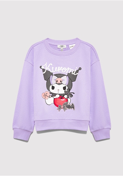 Mavi - Kuromi Baskılı Mor Sweatshirt 7s10183-70519 Mor