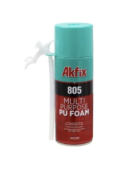 Akfix 805 Genel Amaçlı Poliüretan Kapı Montaj Köpüğü 300 Ml