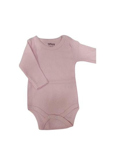 Tiffany Baby & Kids Tiffany Body Uzun Kol Raporlu Basic Theme Pembe-12929 Pembe