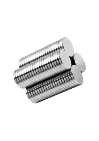 Yuvarlak Neodyum Mıknatıs, 10 Mm X 1 Mm Ölçüler İle 10 Adet Güçlü Magnet