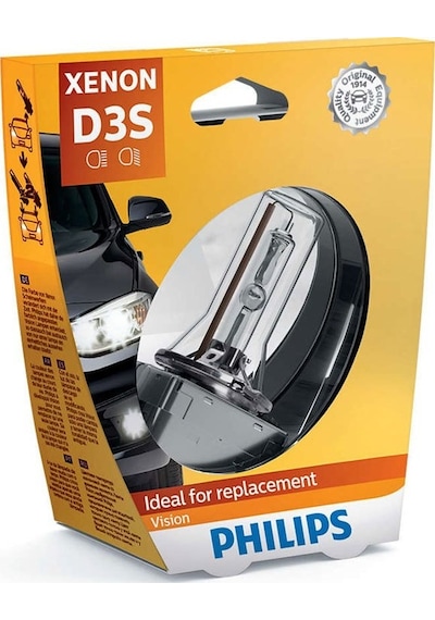 Philips D3S Xenon Ampul 4600K 3300L 42V 35W 42403Vıs1 1 Adet