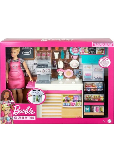 Barbie'nin Kahve Dükkanı Oyun Seti Gmw03