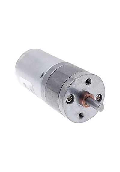12v 60rpm Jga25-370 Redüktörlü Dc Motor Metal Dişli Yüksek Tork Kuvvet 25mm Robot