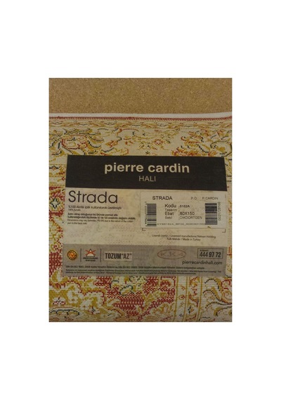 Strada 8182a Krem-bordo Halı Çok Renkli