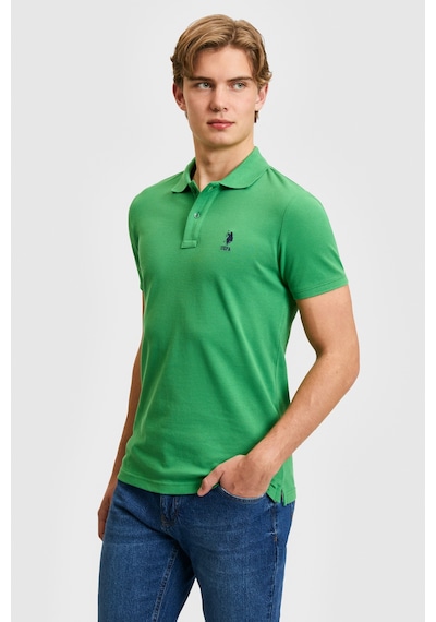 U.S. Polo Assn. U.s. Polo Assn. Erkek Yeşil Tişört Basic 50322304-vr054