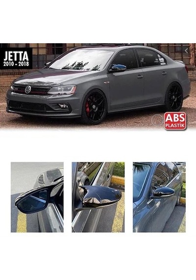 Vw Jetta Mk6 2011 Sonrası Batman Yarasa Ayna Kapağı Piano Black