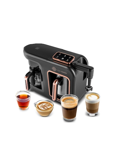 Karaca Hatır Plus Barista Steel 6 in 1 Konuşan Közde Türk Kahve Makinesi