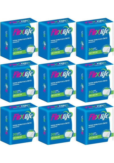 Flexi Life Hasta Alt Açma Yatak Koruyucu Örtü 60 90cm Klasik 270a