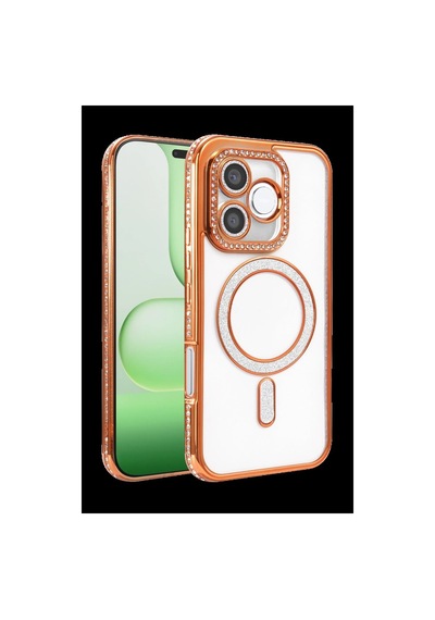 Huawei Honor 600 Lite Joke Simli Magneticsafe Kılıf - Turuncu