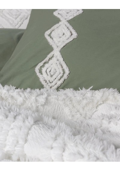 Cotton Box Limi Luke Yatak Örtülü Çift Kişilik Nevresim Takımı Krem