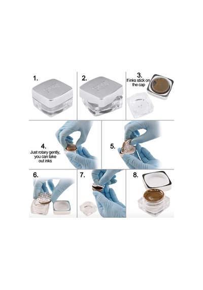 Pcd Microblading Boyası Deep Bown ( Derin Kahve) 4 Ml.