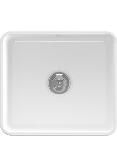 Bocchi Lavello 1603-001-0120 Dekorlu Mutfak Eviyesi Beyaz 50 CM