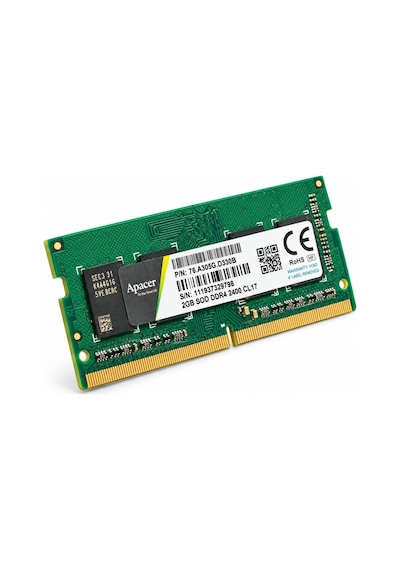 Apacer 2gb Ddr4 2400mhz Cl17 So-dımm 76.a305g.d330b Notebook Laptop Ram