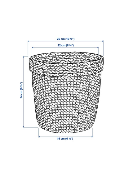 Vallmofrön Rattan Saksı, Deniz Sazı 17497324