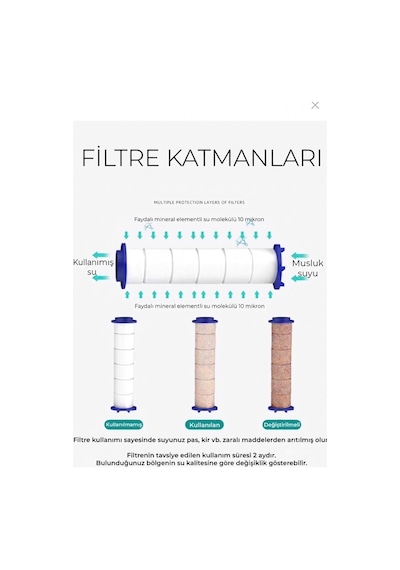6 Adet Filtreli Duş Başlığı Uyumlu Başlık Yedek Filtresi Kireç Kir Pas Önleyici Çok renkli