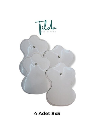 4 Adet Tens Pedi 8 X 5 Fıstık Şekilli Su Bazlı Elektroped